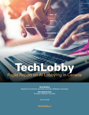 TechLobby Rapid Report on AI Lobbying in Canada